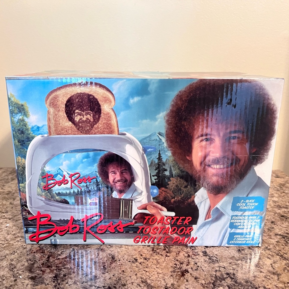 NIB Bob Ross 2 Slice Toaster